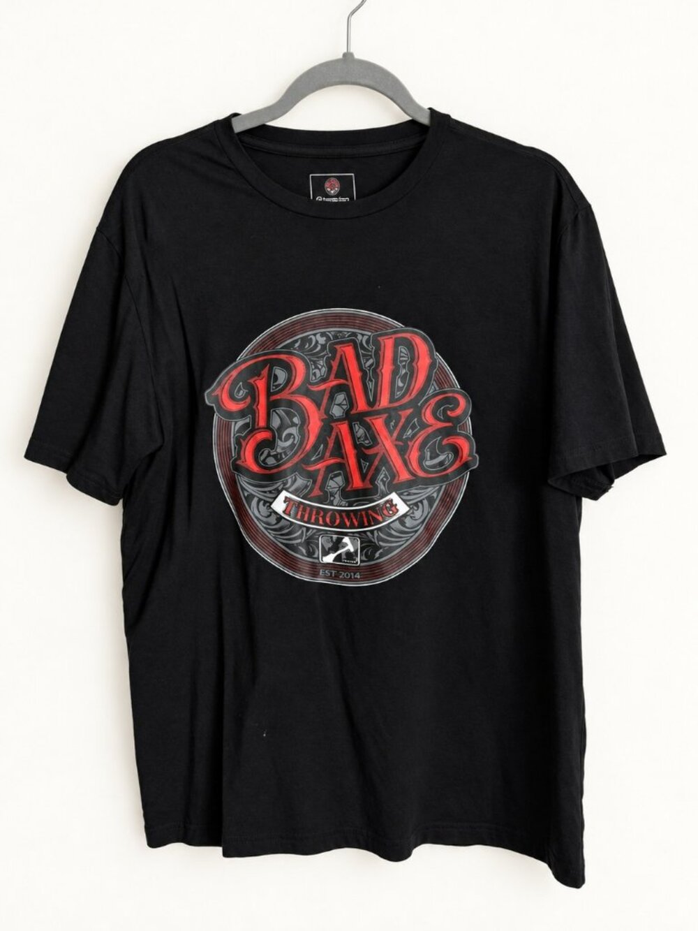 Bad Axe Throwing Black Graphic T-Shirt Size M